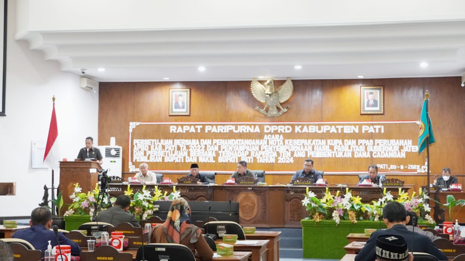 Berlangsung rapat paripurna DPRD Pati