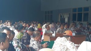 sebanyak 160 desa saat mengikuti acara Bankeu APBD perubahan 2022