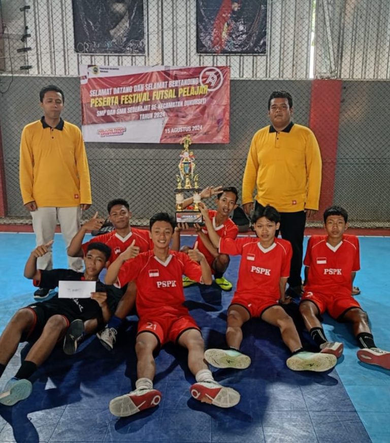 SMK JAPA Juara Futsal Festival Pelajar Dukuhseti