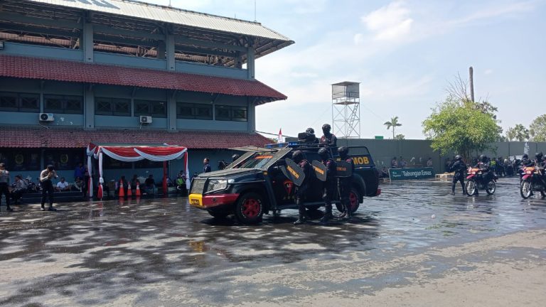 Latihan Sispamkota Antisipasi Risiko Konflik saat Pilkada 