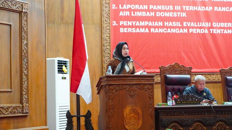 DPRD Sampaikan Pembahasan Perkembangan Raperda Pengelolaan Air Limbah