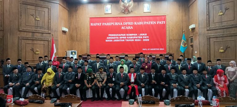 Ali Badrudin dan Hardi Jadi Pimpinan Sementara DPRD Pati