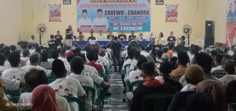 Temui Korlap dan Kordes Paslon Sudewo-Chandra Optimis Menang Pilkada Kabupaten Pati 2024.