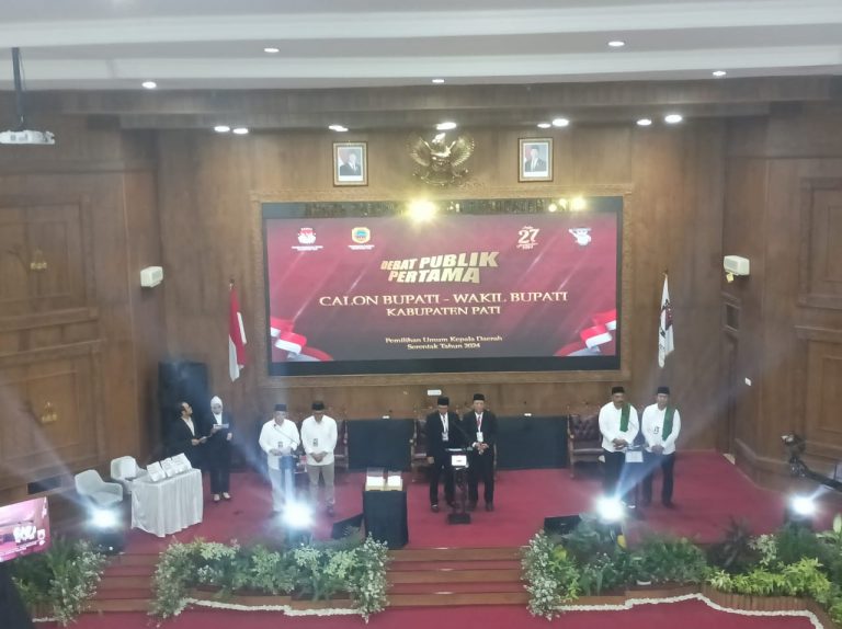 Debat Perdana, Tiga Paslon Bupati Pati Adu Gagasan Pembangunan 