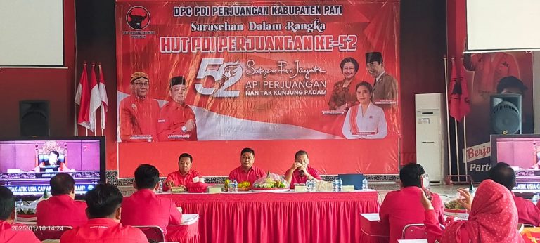 DPC PDIP Pati Dukung Megawati jadi Ketum Lagi 