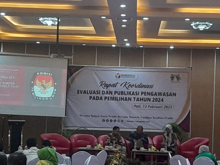 Bawaslu Pati Evaluasi Kinerja Pengawasan Pemilu 